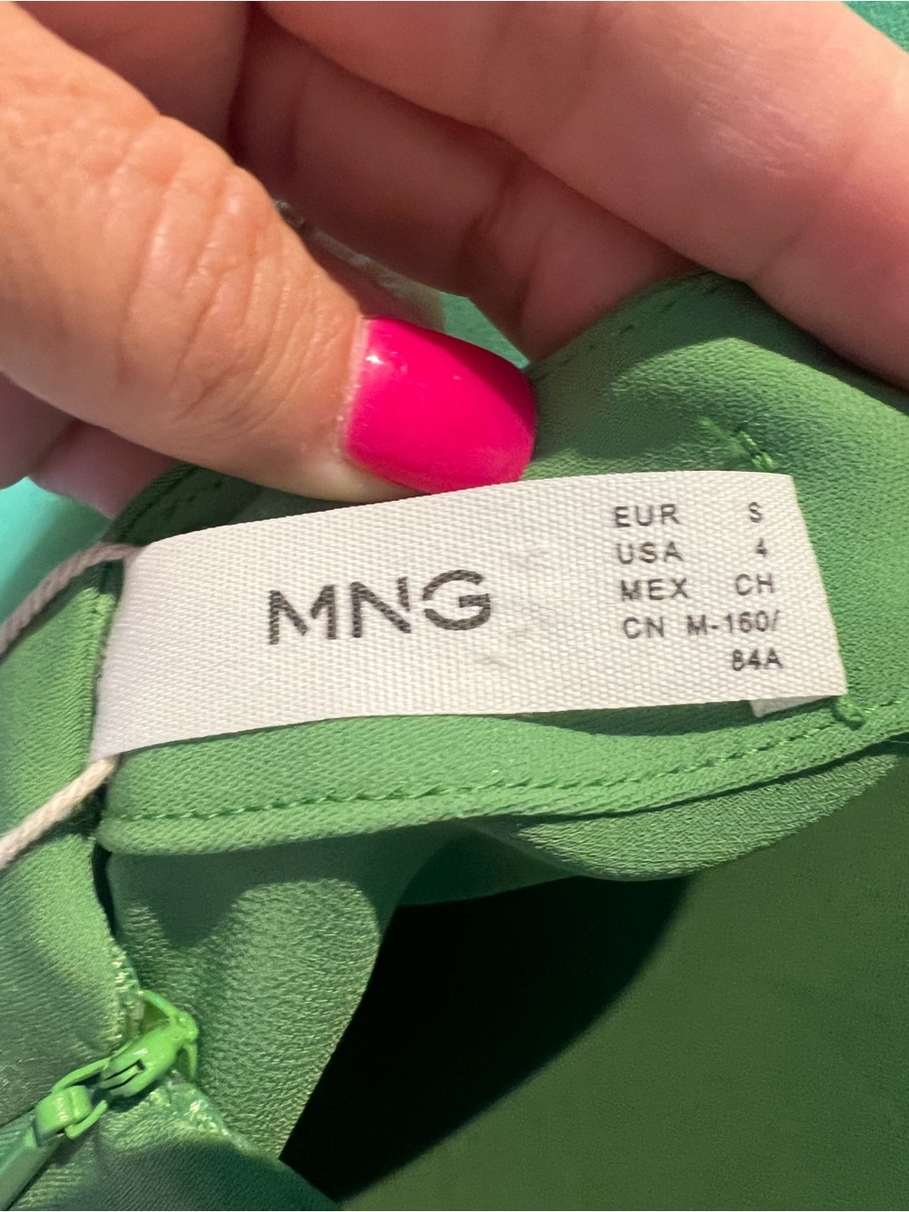 Nordstrom Green Long-Sleeve Mini Shift Dress - Picture 4 of 6